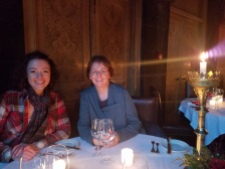 Dinner in a castle only lit by candles? What a meal.
